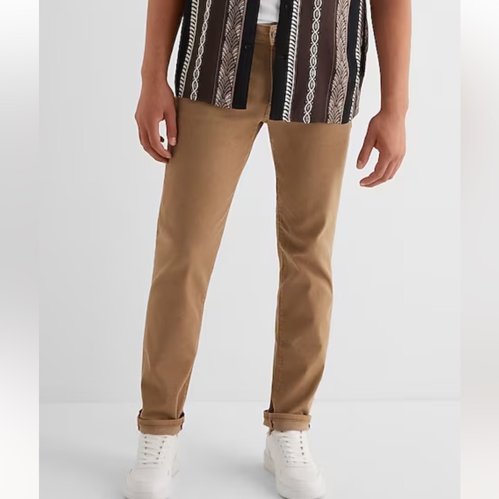 Express Photography walnut capris pants men’s 34